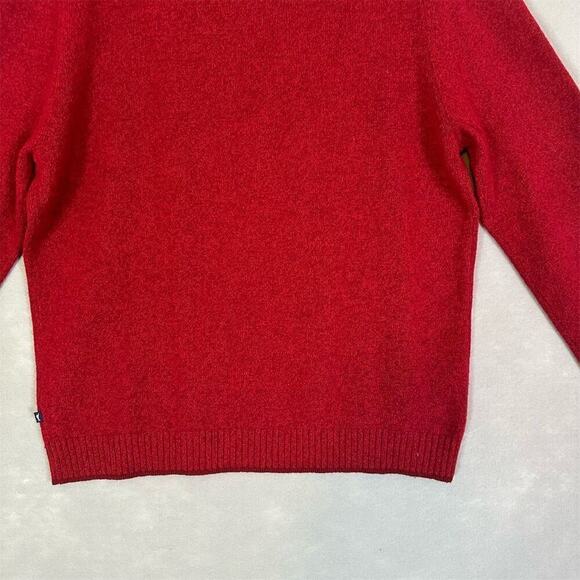 Tommy Bahama Marino Wool Sweater Men’s Sz XL Red High Neck Pullover 1/4 Zip - Picture 10 of 13